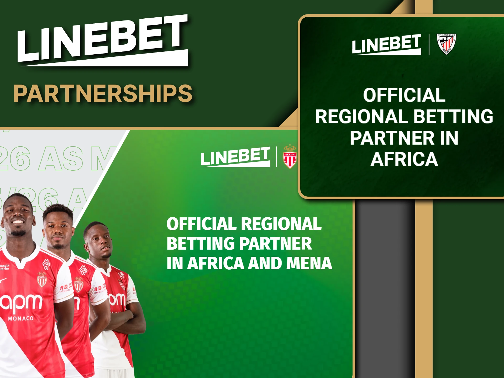 Linebet is a partner of many teams.