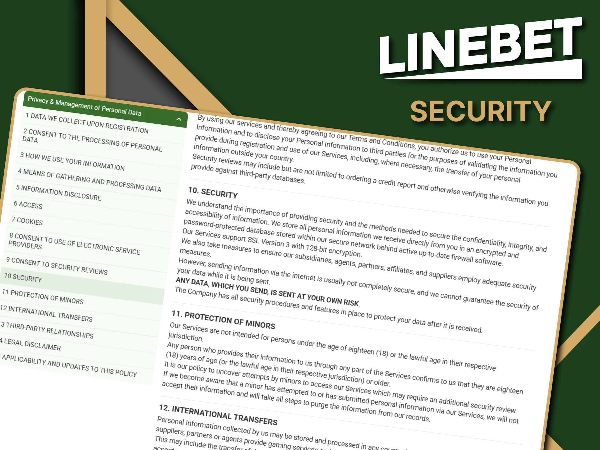 There are no security issues on the Linebet website.